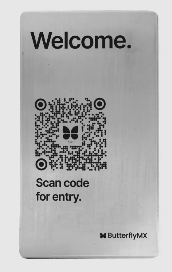 ButterflyMX Steel Vertical QR Code Intercom, картинка 7